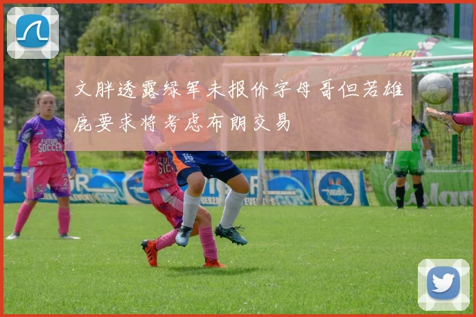 文胖透露绿军未报价字母哥但若雄鹿要求将考虑布朗交易